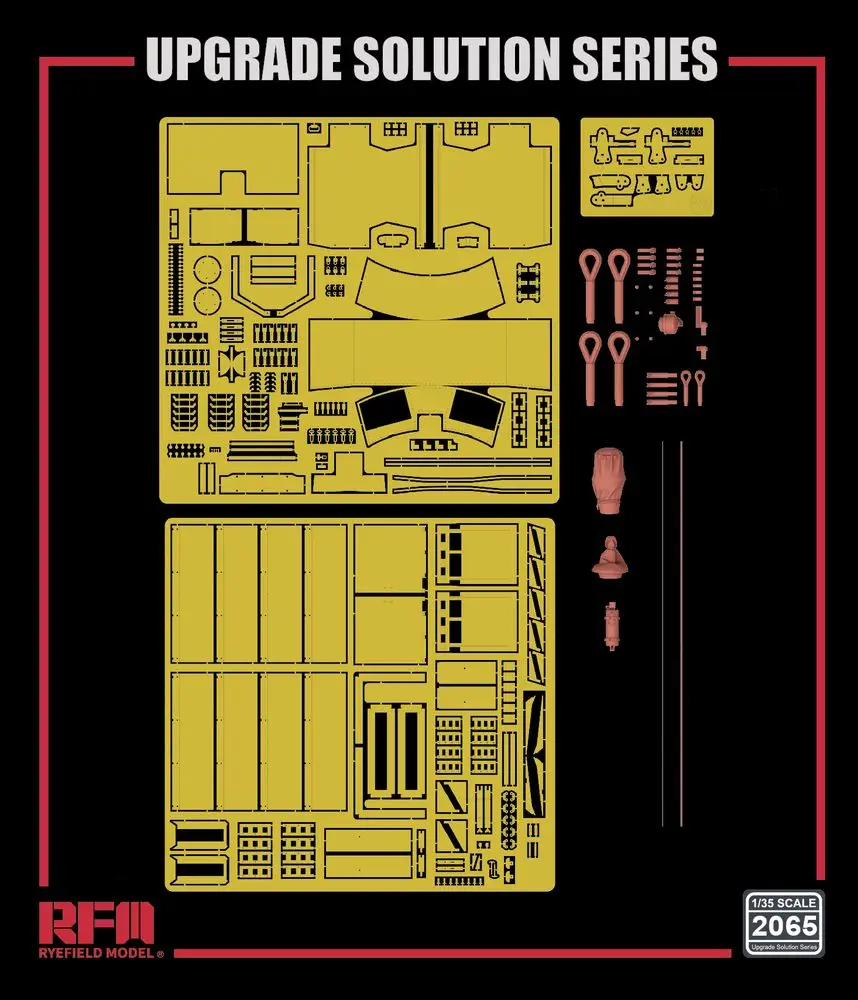 

RYEFIELD MODEL RFM RM-2065 1/35 Upgrade Set For Tiger I Mid Production (For RM-5100) - Upgrade Detail Set