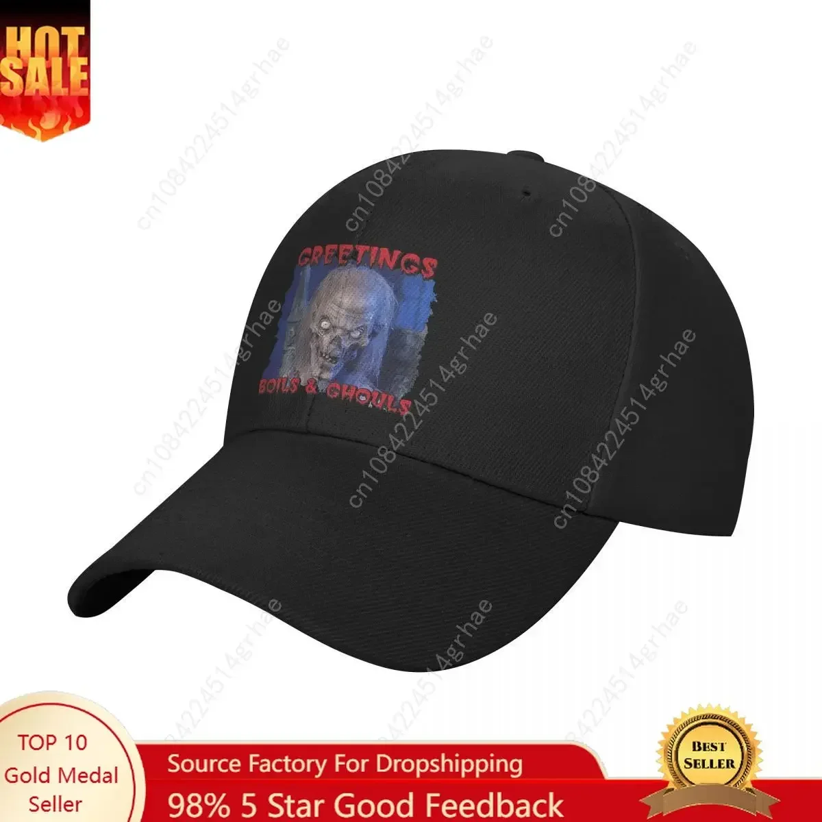 

The Crypt-Keeper Greetings Boils & Ghouls Outdoor Adventures Golf Hat Baseball Cap Summer 2025