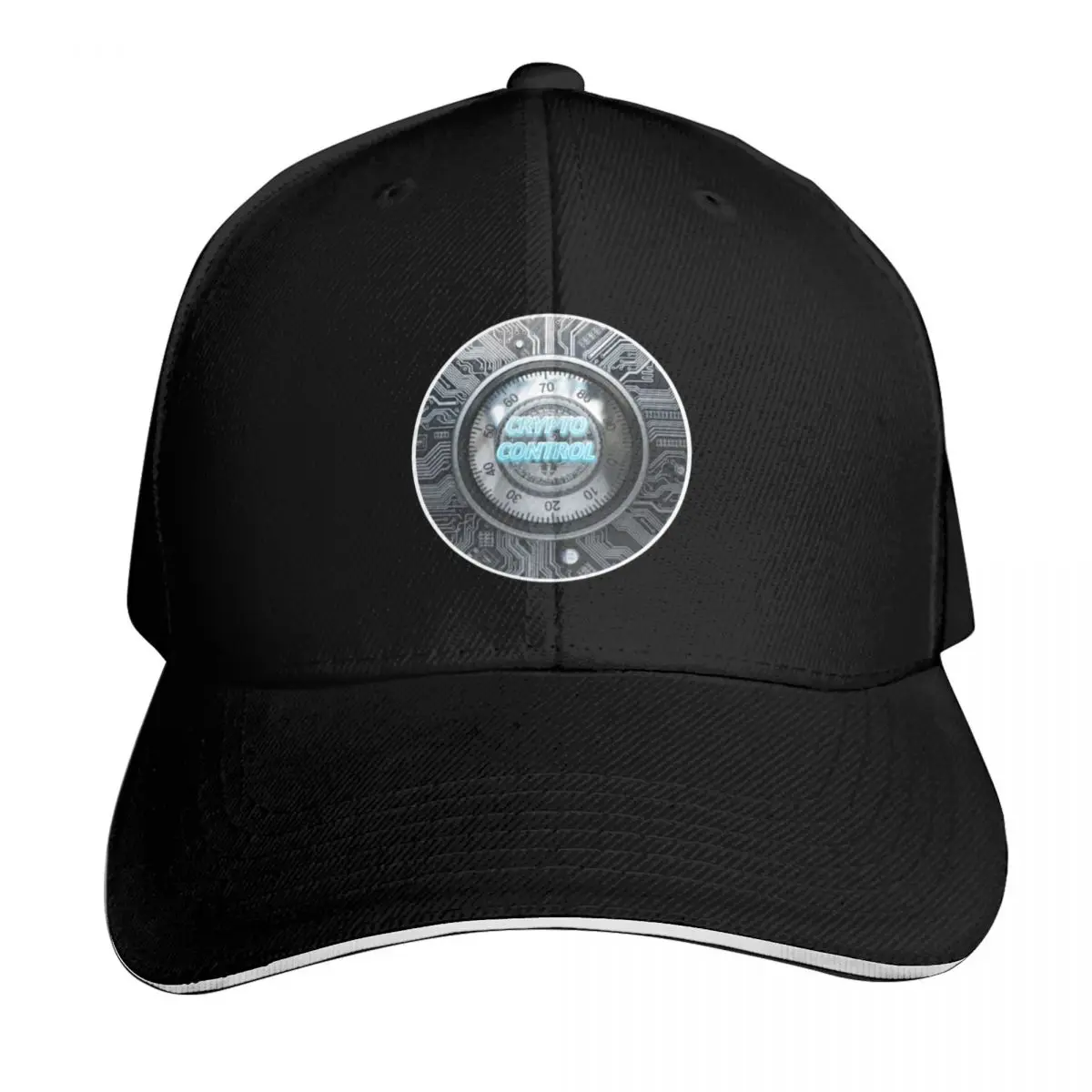 Crypto Control Merch Baseball Cap Summer Beach Travel Streetwear Hip Hop Trendy Vintage Retro Embroidered