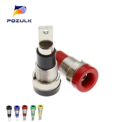 5PCS 4MM Banana Socket Binding Post Nut Banana Plug Jack Electrical Connector Terminal Test Hole DIY Parts Tools