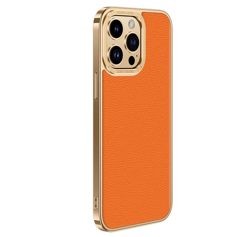 

Applicable to 14 mobile phone case 14promax leather case 13 all-inclusive leather case