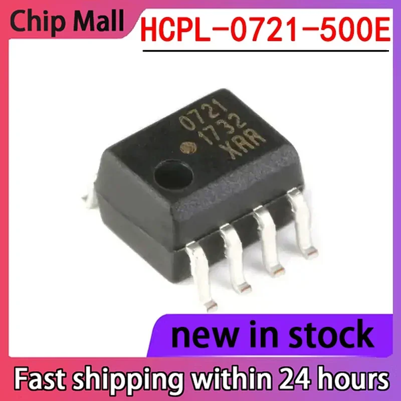 1PCS Neue HCPL-0721-500E Verpackung SOP8 CMOS Optokoppler-Chip