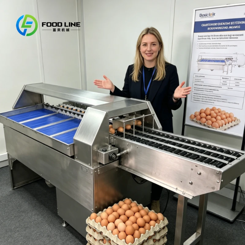 Automatic Chicken Egg Sorting Machine, 5000 Pcs/H High Efficiency Size Weight Grader for Small Business Customized