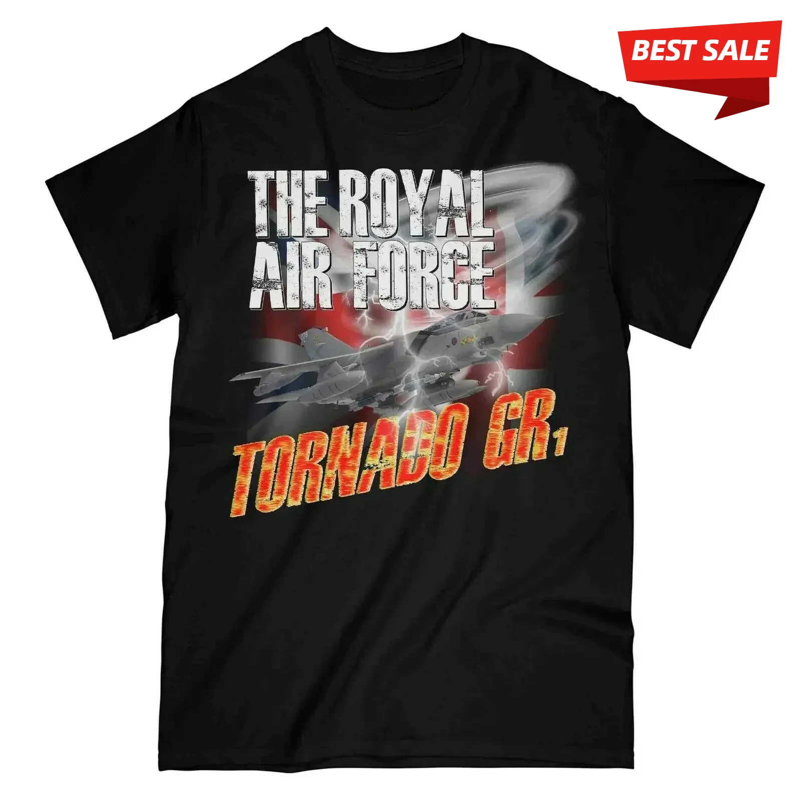 RAF Tornado Combat Aircraft Printed T-Shirt 100% Cotton O-Neck Short Sleeve Summer Casual Mens T-shirt Streetwear
