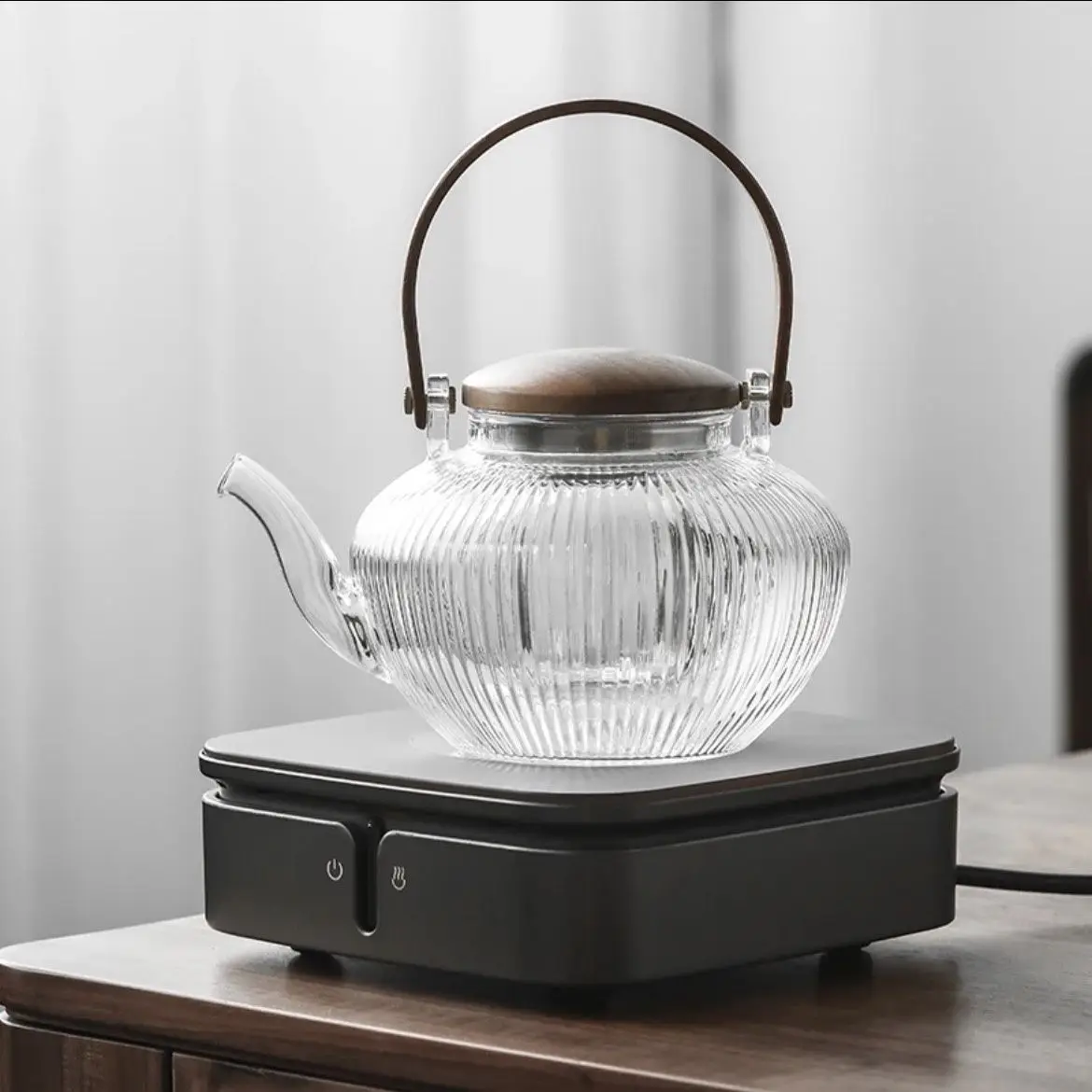 Large-capacity Glass Teapot Handmade Craft High Temperature Resistant Glass Pot 2021 Office And Home Kitchen Accessories
