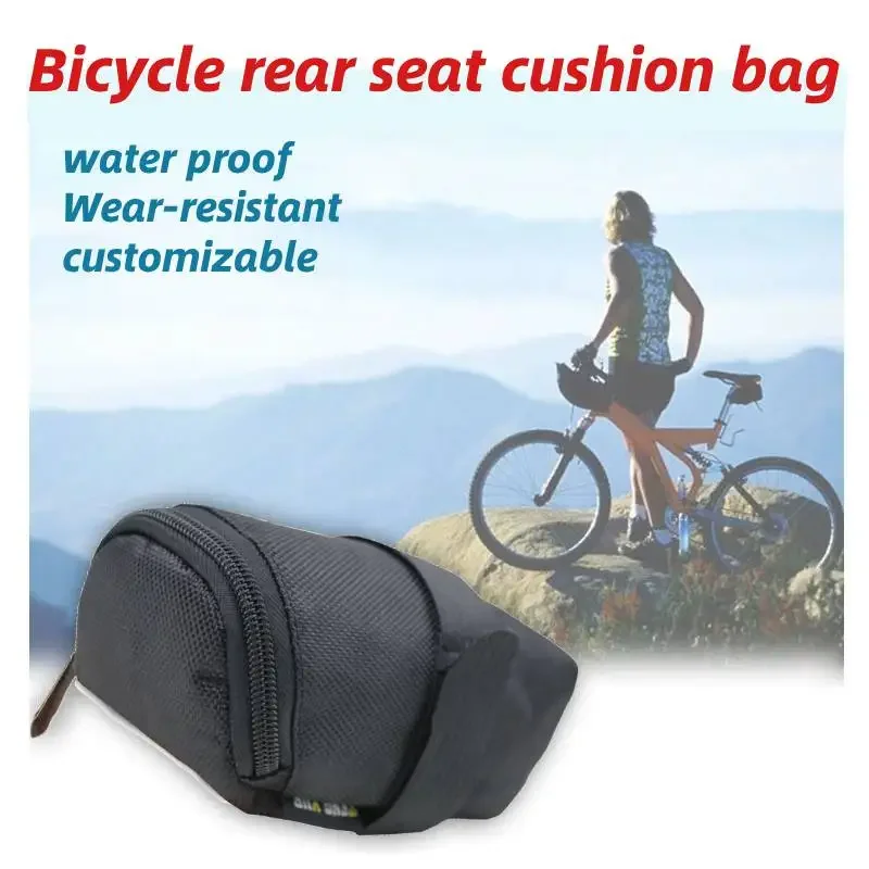 Bicycle Tail Bag, Saddle Bag, Mountain Bike Cushion Bag, Equipment Bicycle Accessories, Storage Bag-792