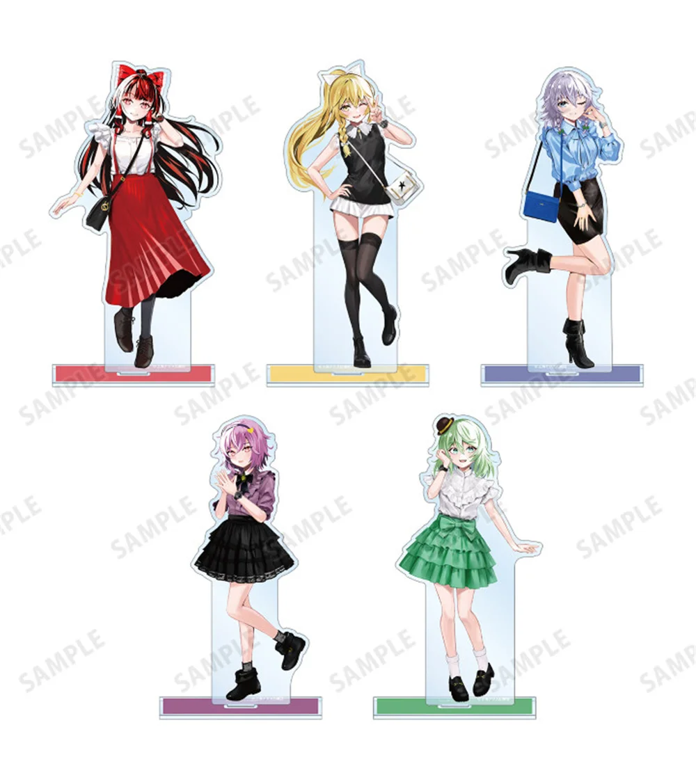 15cm New Anime Touhou Project Keychain Acrylic Stand Model Figure Cosplay Character Gifts Bookshelf Decoration Accesorios Goods
