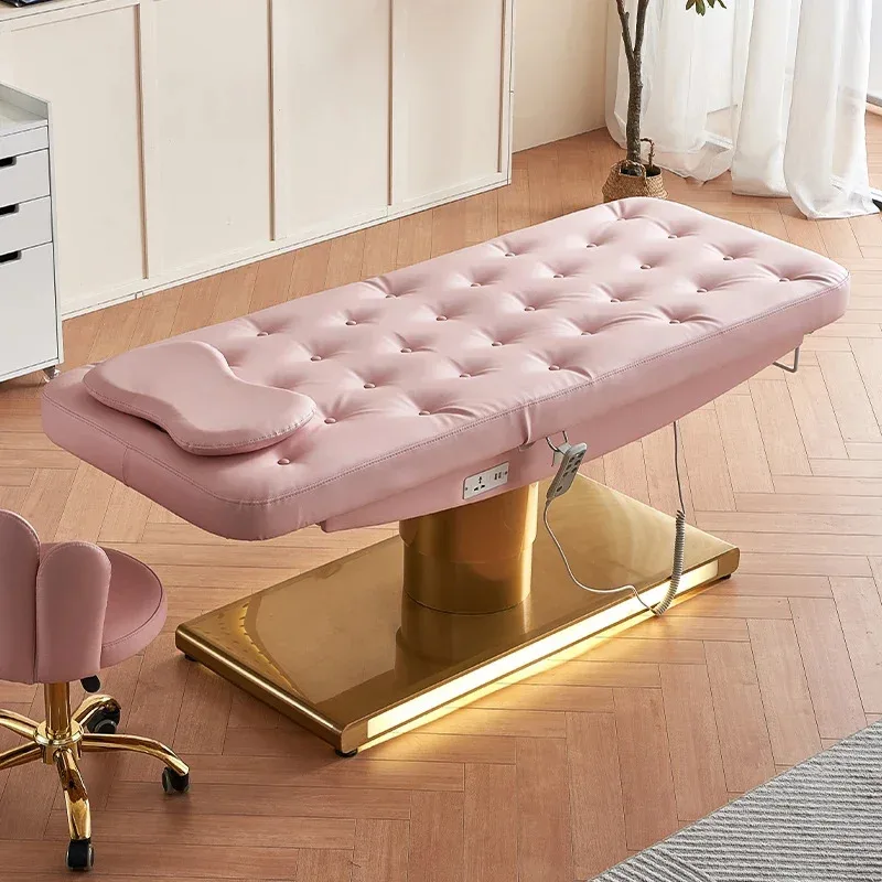 Electric Massage Shampoo Spa Bed - Hair Salon Massage Table & Spa Hair Washing Bed