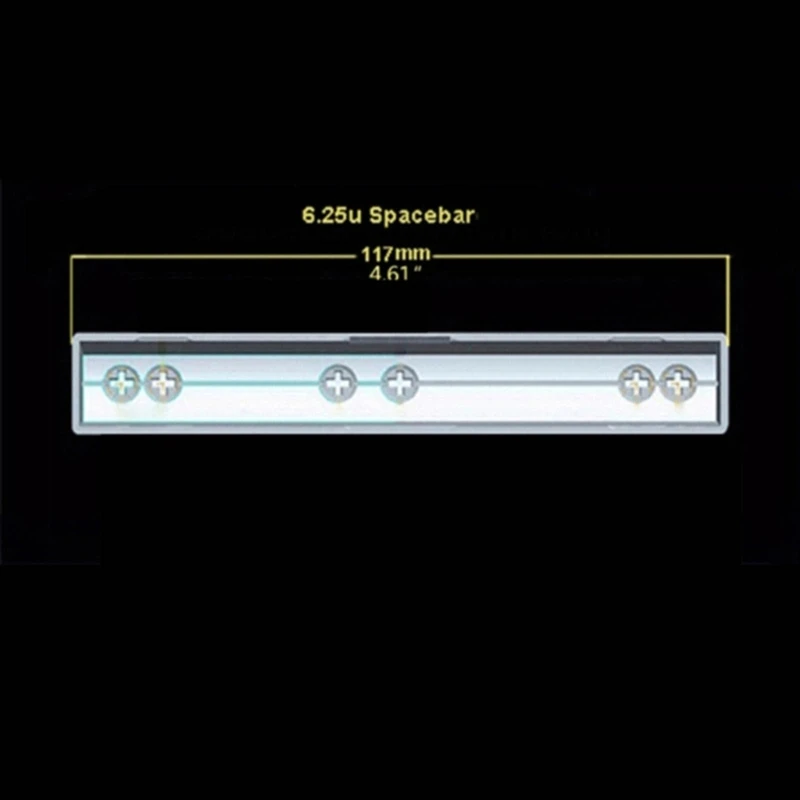 120 touches Keycaps WOB Double Shot Keycap Set CherryProfile pour clavier mécanique