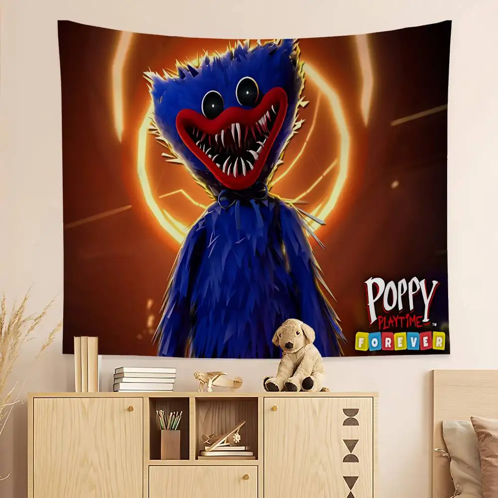Anime P-Poppy Cute P-Playtime Cartoon Tapestry Wall Hanging Decoration Household Home Decor