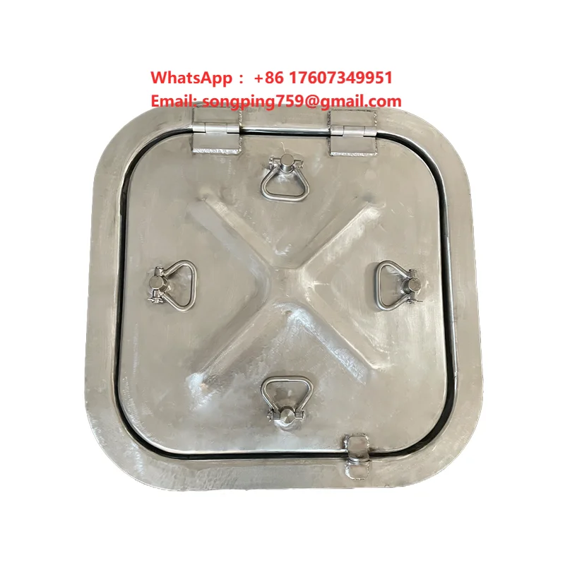 Steel Ship Hatch Cover Boat Application Plastic and ABS Marine Hardware with Piston Essential Part of Marine Supplies