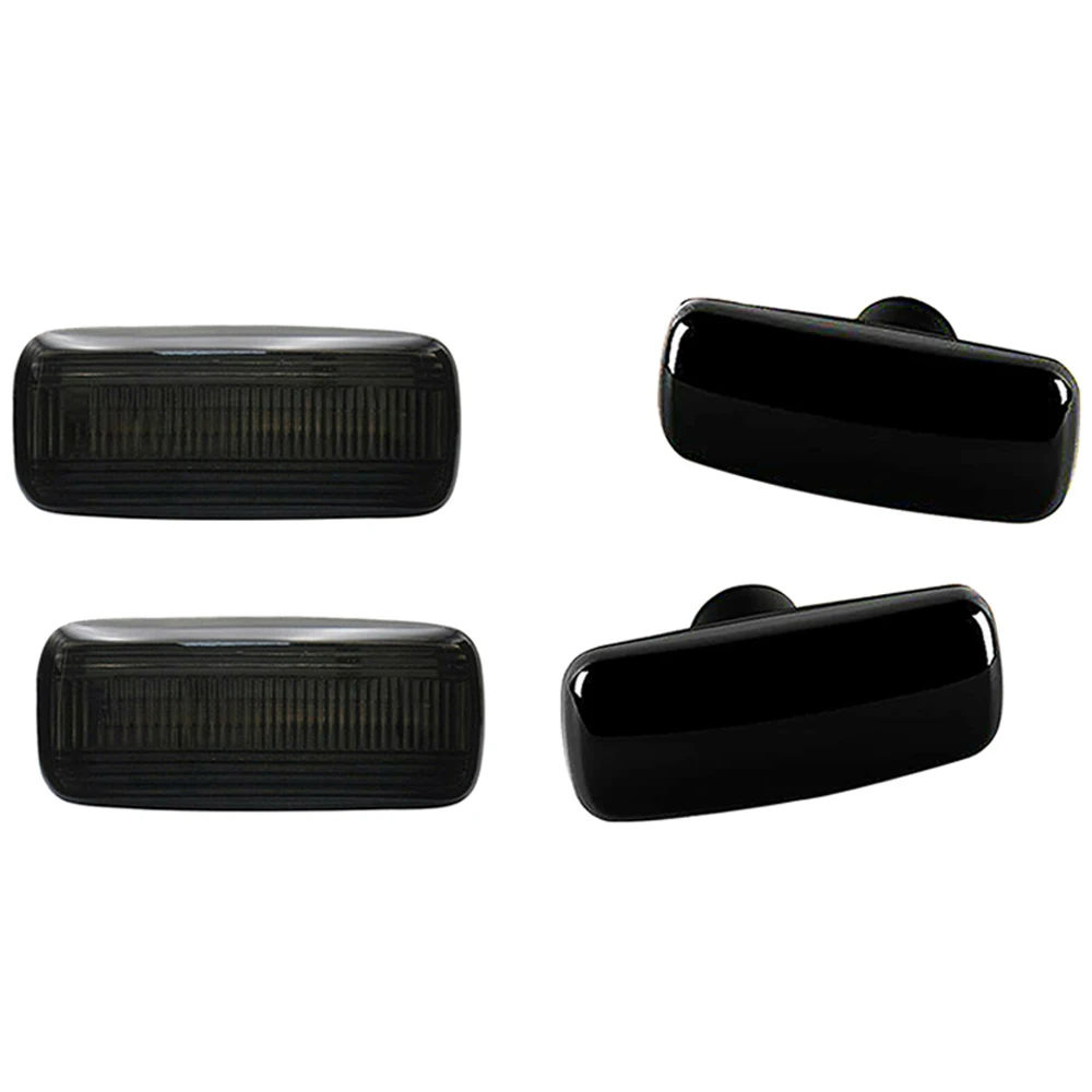 2Pcs Smoked Dynamic LED Side Marker Turn Signal Lights For Jeep Patriot Compass Liberty Grand Cherokee Car Accessorier