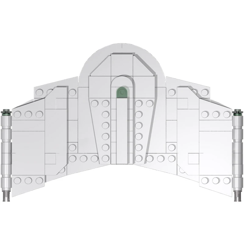 

307 шт. MOC Romulan Gallant Wing линкор гладкое издание строительные блоки Рождественский подарок asy-to-start комплект для начинающих DIY