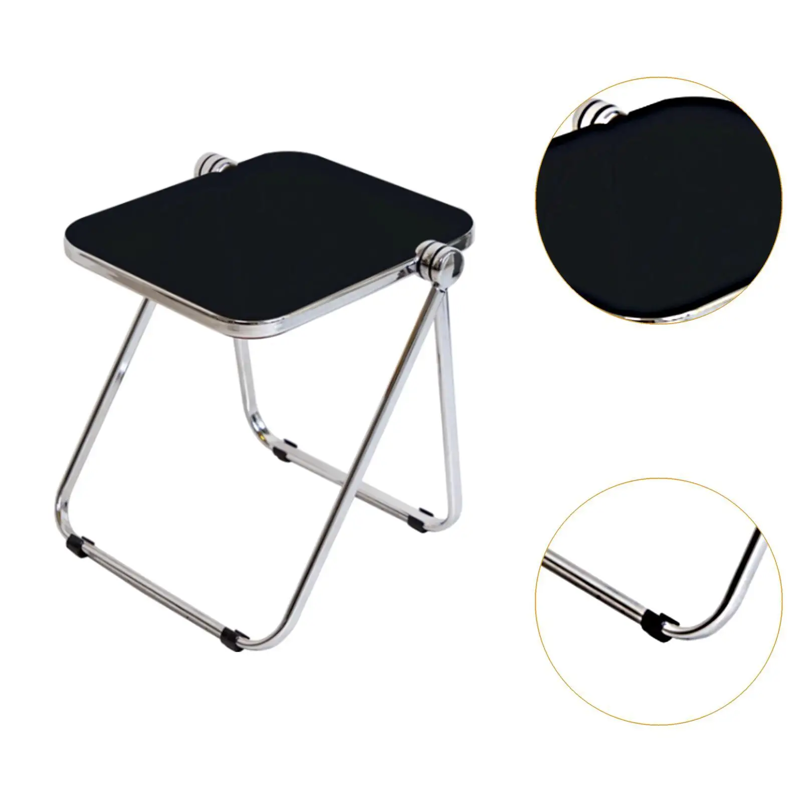 Folding Tray Table Sturdy Multipurpose Non Slip Save Space Acrylic Dinner Tray Table for Dorm Apartment Office Bedroom Home image 6