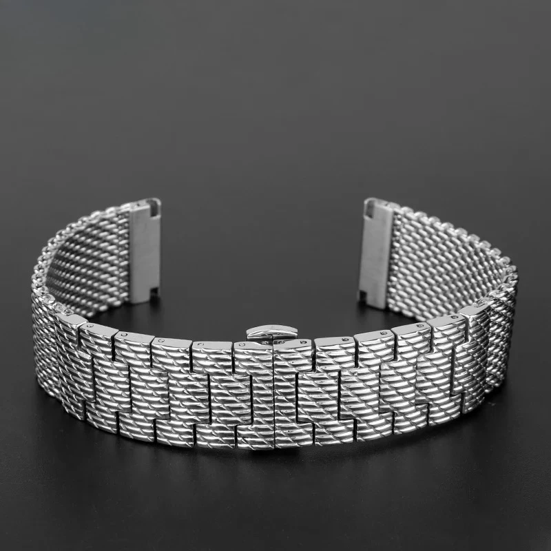 22mm 23mm de alta qualidade milan malha pulseira aço inoxidável para cidadão jy8078 jy8037 jy8031 pulseira relógio masculino luxo