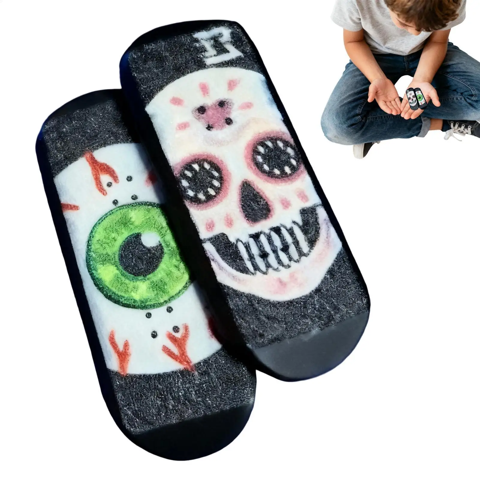 신기한 손가락 스케이트보드 자석 미니 덱 피젯 손가락 스케이트보드 스트레스 해소 소년 소녀 파티 교실 생일 선물