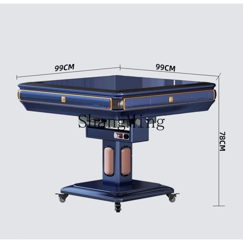 

CL mahjong machine automatic household dining table dual-purpose new folding heating electric bass mahjong table five-piece set