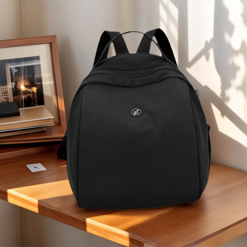 

Large Capacity Women's Fashion Backpacks Nylon Shell Travel Backpacks Multi Layer Pocket Handbags For Women Travel