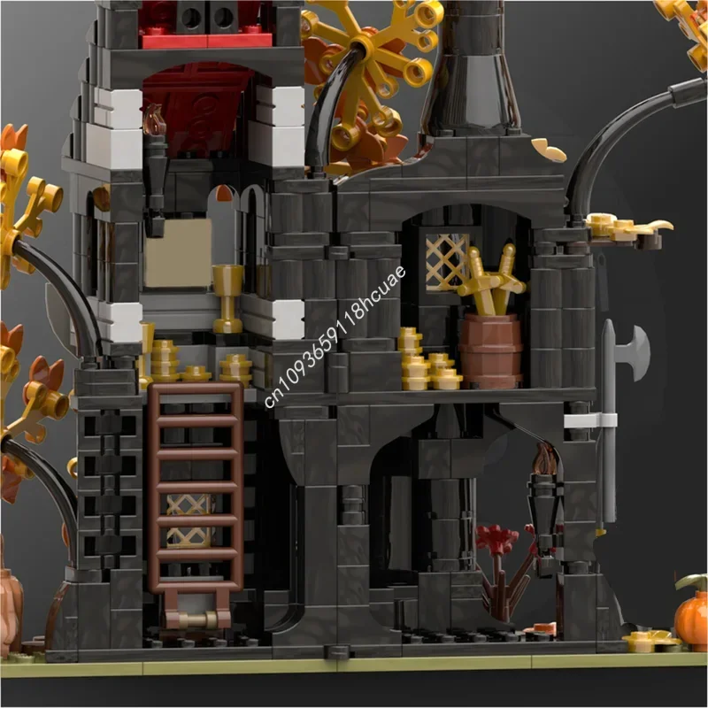 489pcs Forest Hideout - Wolfpack Mod Modularity Castle Moc Buildings Moc Building Blocks Set Assembly Bricks Toy Kid present