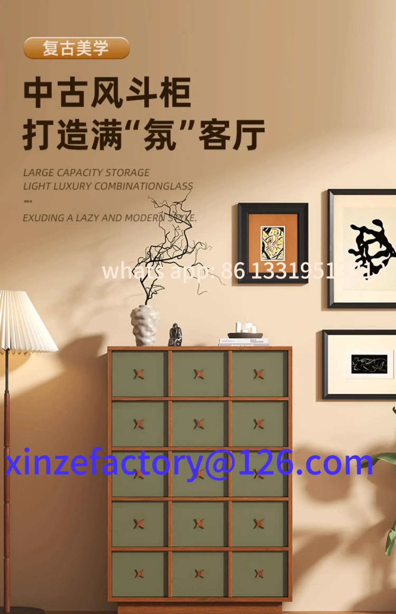 Customizable Bedroom Storage Bedside Drawer Locker