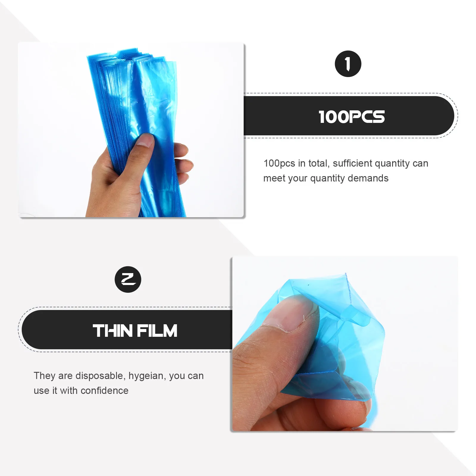 

100 шт. защитных одноразовых чехлов-рукавов для тату-машинок и аксессуаров