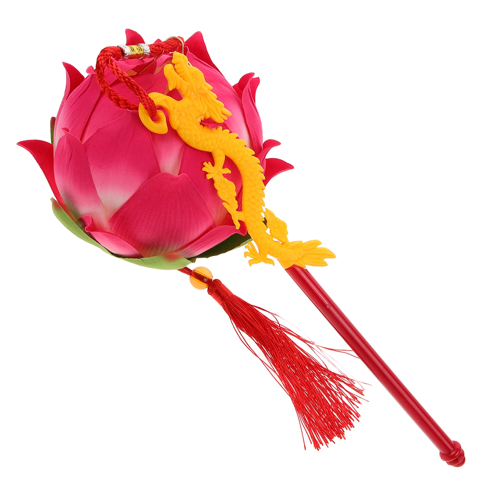 Shine Lotus Lantern Lanterns Silk Cloth Solar Pool Lights Creative Chinese Style Lamp