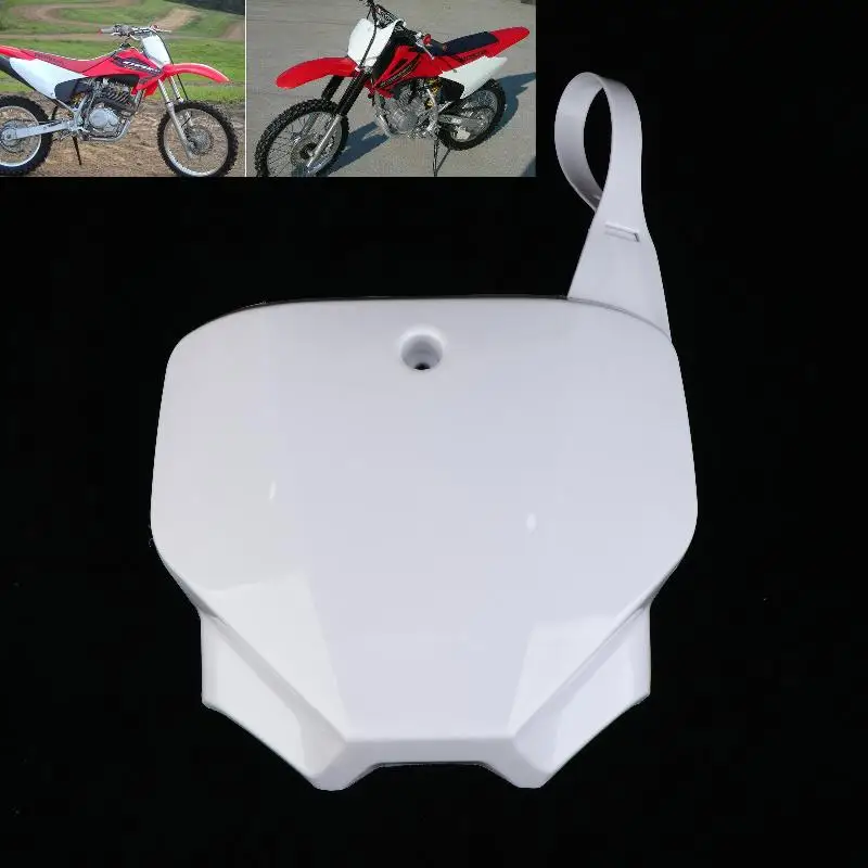 Motorcycle Name Plate Front Number Plate Front License Number Plate Plastic Cover For CRF150F CRF230F Off Road Motorcycle Parts