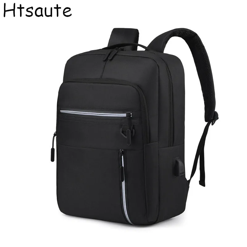 

Luxury USB Charging Backpack for Men Multifunctional Business Notebook Backpack Waterproof Film Men's Backbag Casual Bag