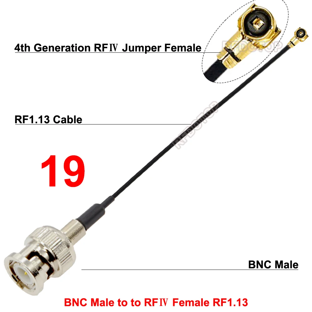 Wifi Antenne RF Jumper Q9 BNC Connector naar u.FL IPX1 MHF4 Vrouwelijke 1e/4e Generatie Φ1.13/Φ1.37/RG178 RF Kabel Pigtail IPX-BNC