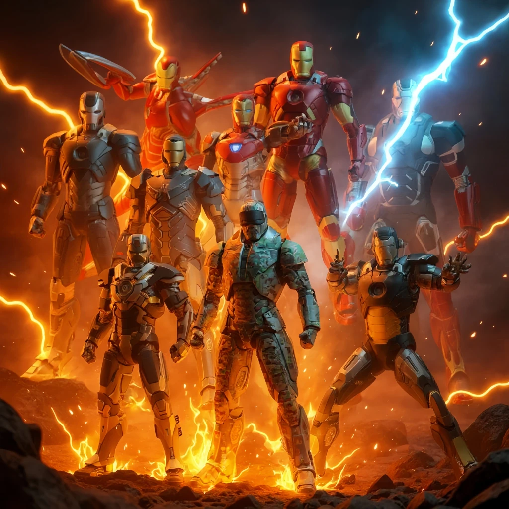 

HIPLAY ZD Toys Iron Man Non-Light-Up 1/10 Scale Action Figure