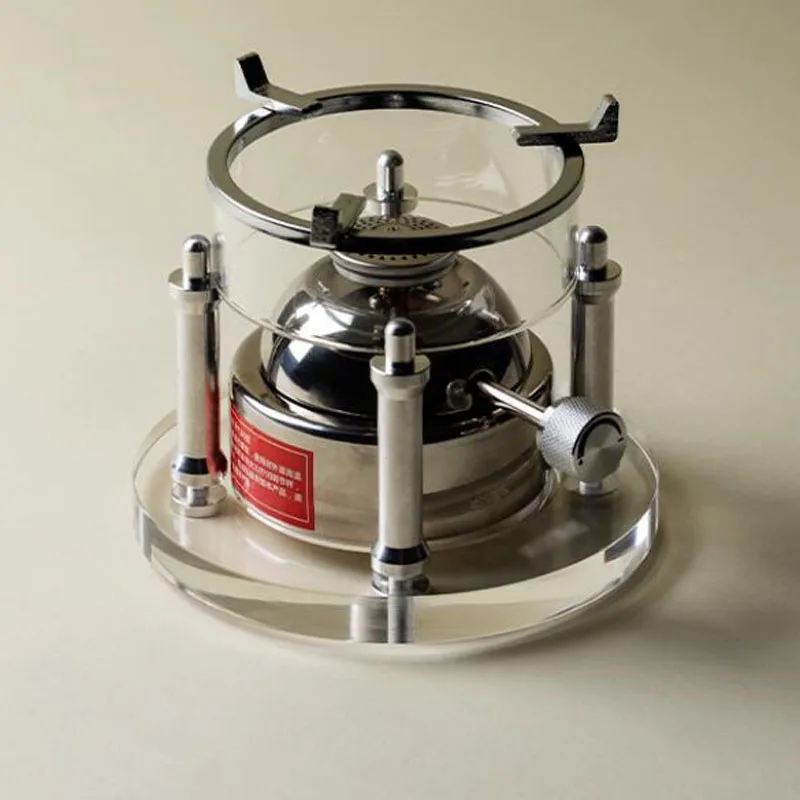 Adjustable High Temperature Resistant Stainless Steel Tea Warmer - Small Portable Alcohol Stove