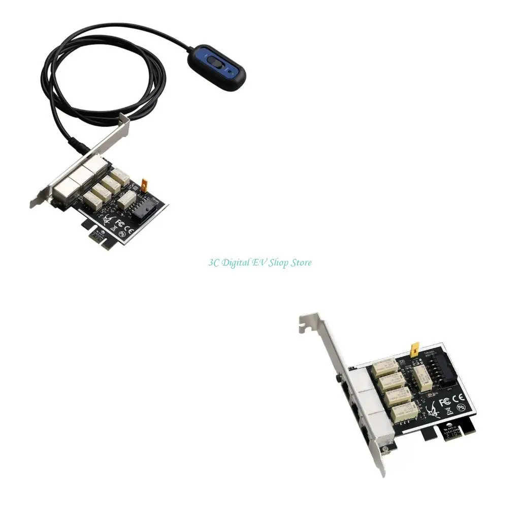 

E74D Gigabit Physical HDD Isolation Card Hard Disk Power Security Separated