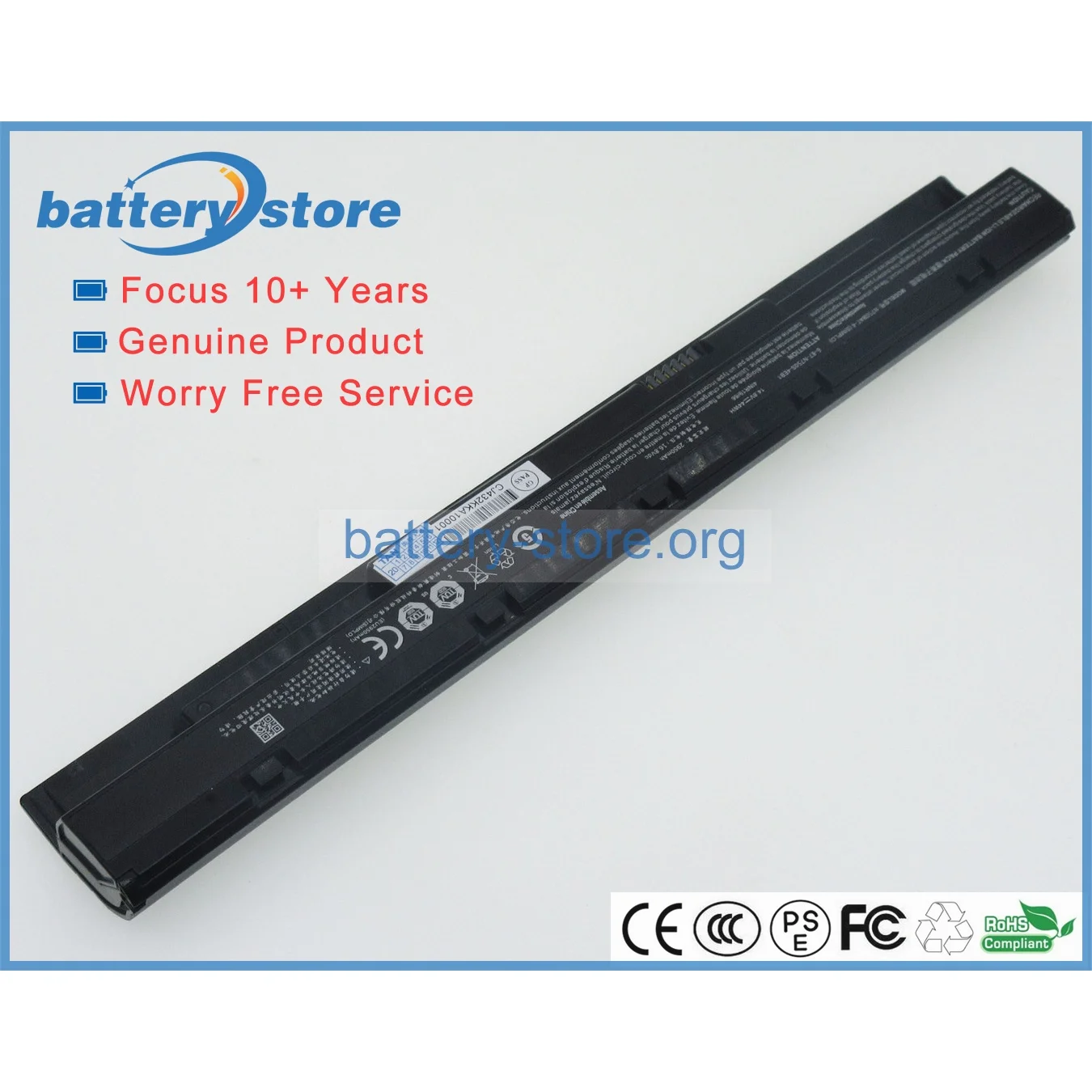 Genuine Original Laptop Batteries for 4ICR19/66,6-87-N750S-31C00,N750BAT-4,6-87-N750S-3CF2,N750WU,Terra Mobile 1715,14.8V,4 Cell