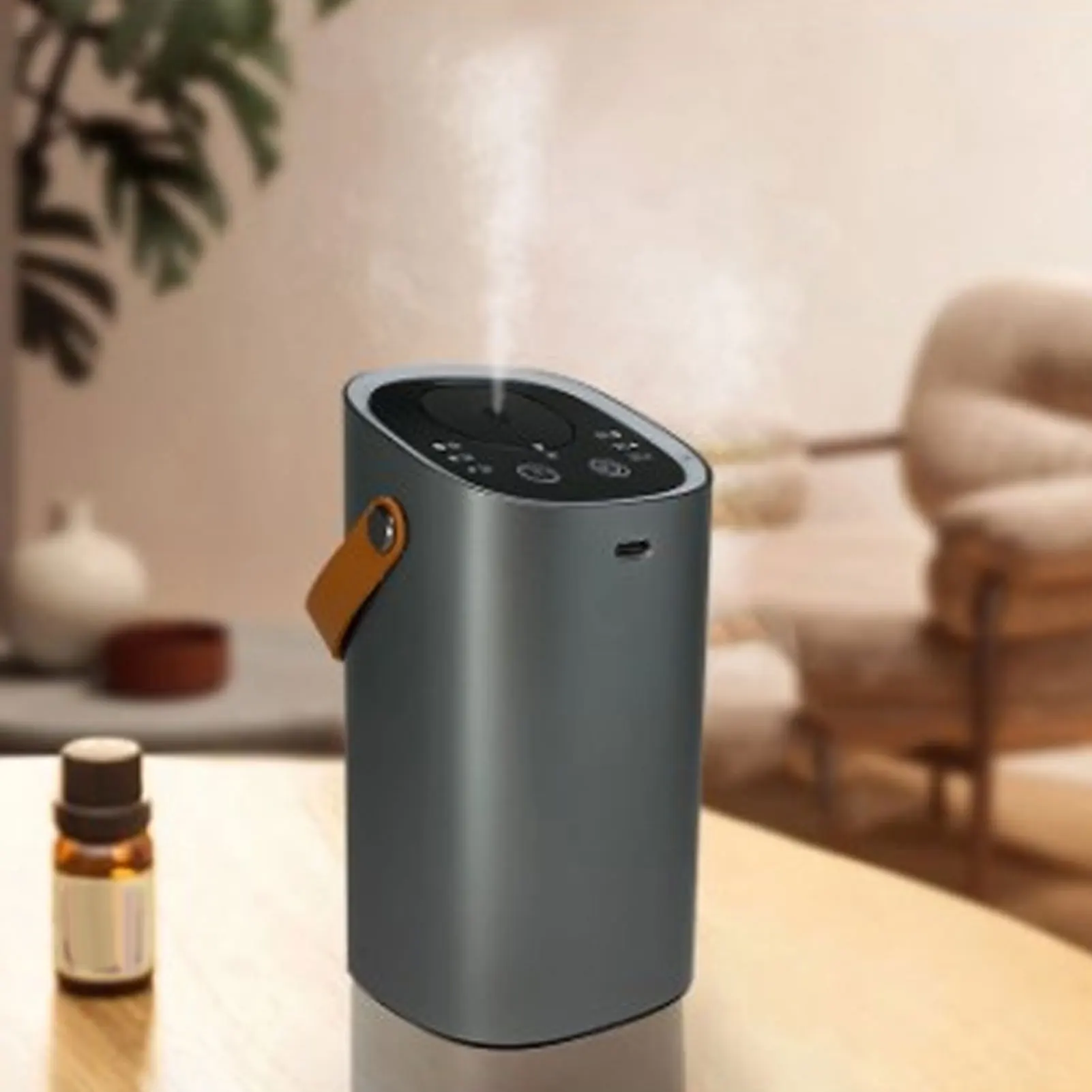 20ML Portable Waterless Aromatherapy Machine Intelligent DC5V1A 2W USB Charging Car Automatic Aroma Diffuser 20m² of space