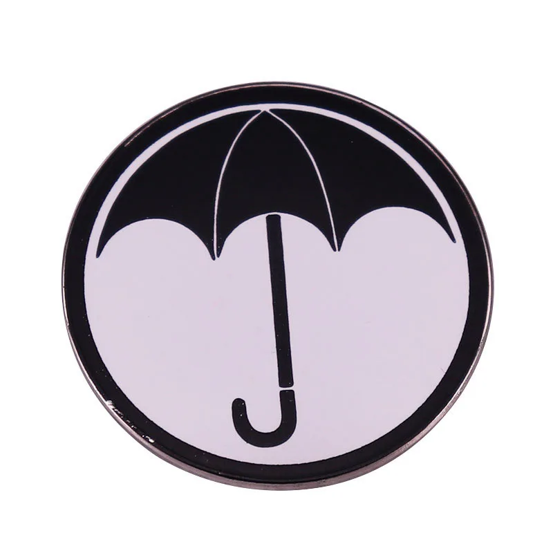 Fantasy Series The Umbrella Academy Brooch and Enamel Pin Hello Goodbye Klaus Hand Inspiration Lapel Pin Jewelry