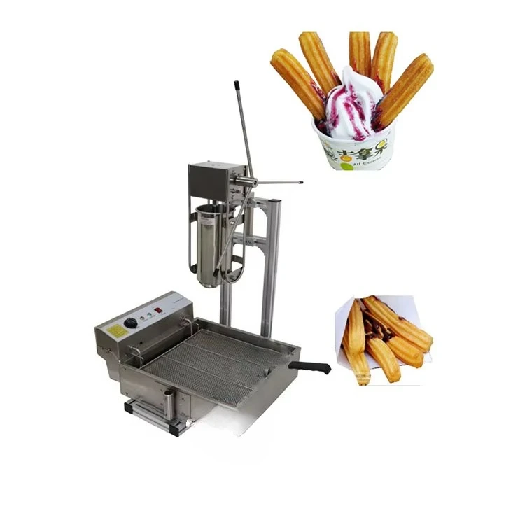 Camión de Comida Móvil de Cuatro Formas con Operación Manual, Máquinas de Churros