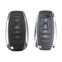 4 5 Bottons Car Key Fob Case Shell Housing for Lincoln Continental MKC MKZ MKX Navigator Nautilus 2017 2018 2019 2020
