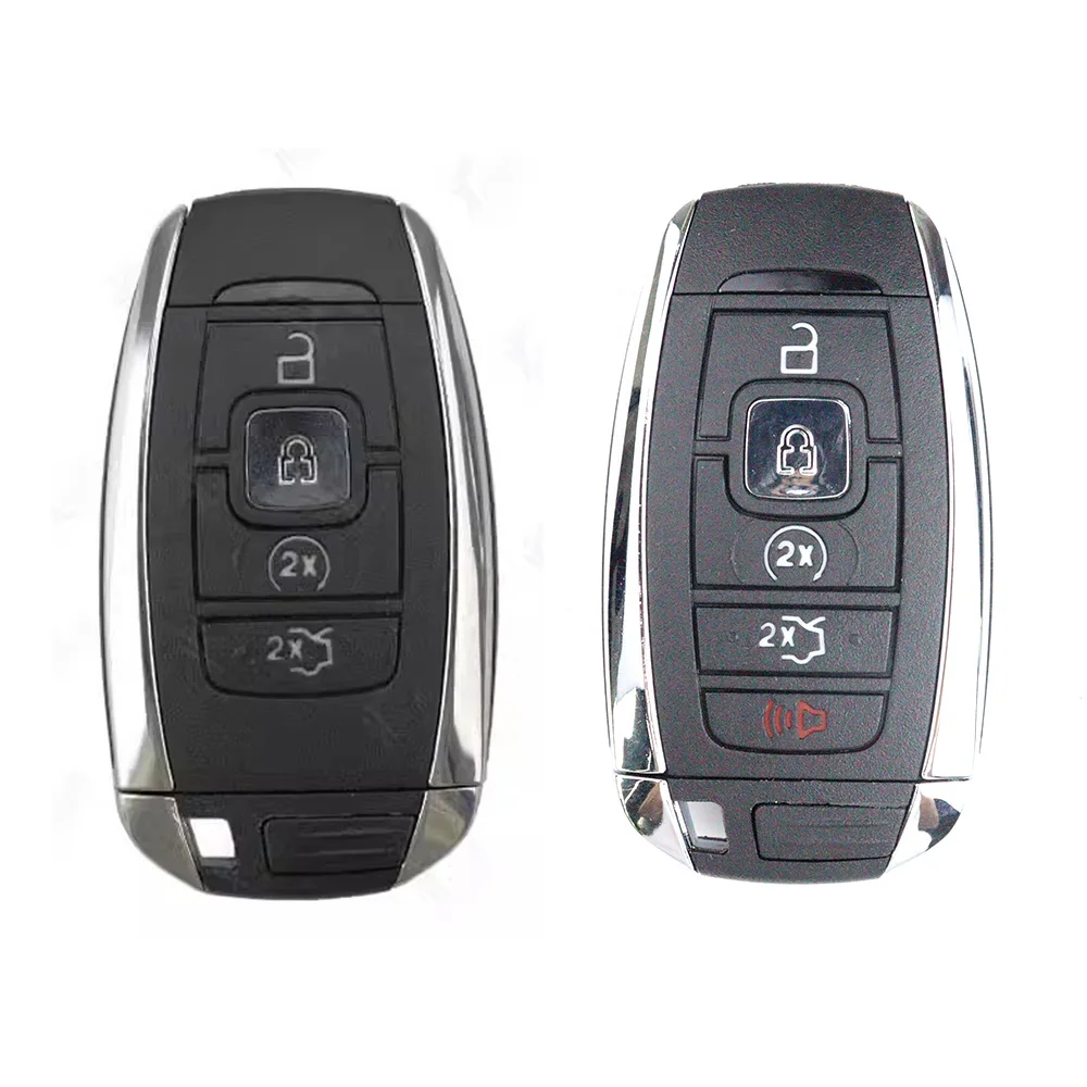 4 5-przyciskowe etui na kluczyk samochodowy do Lincoln Continental MKC MKZ MKX Navigator Nautilus 2017 2018 2019 2020