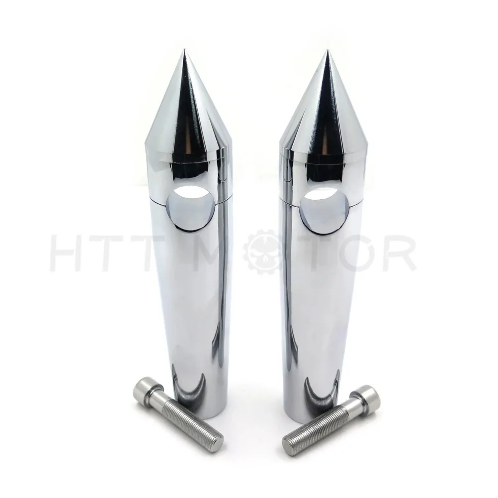 

Left and Right 6" Riser Chrome Handle Bar Risers for 1" Hole Honda Shadow Spirit Aero VT750 Motorcycle Accessories