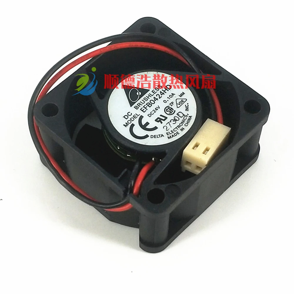 For Delta 40*40*20mm EFB0424HD double ball 4020 24V 0.1A 4CM 40mm cooling fan