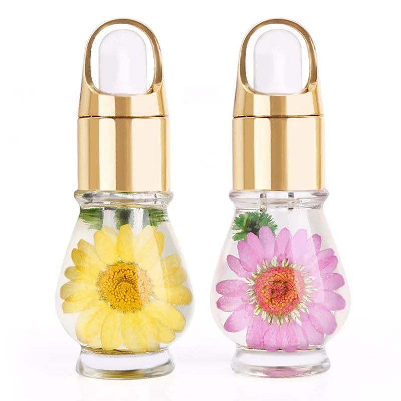 1 Stuk 10Ml Nagel Nagelriem Olie Gedroogde Bloemen Voedingsolie Voor Dode Huidproducten Nagel Rand Olie Behandeling Manicure Zorg Tools