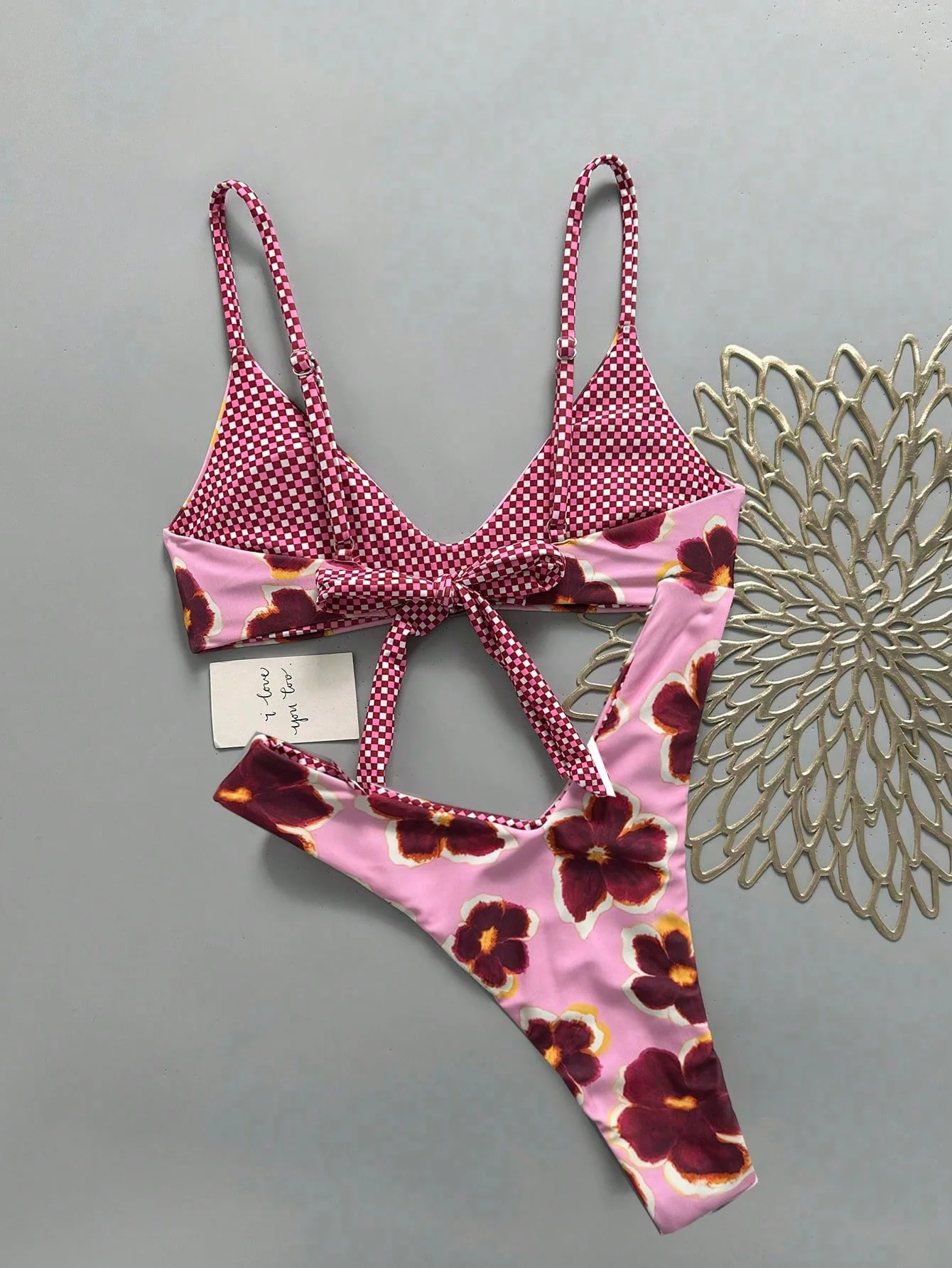 New Push Up Bikini Micro Women Swimwear Female Swimsuit Two-pieces Bikini Set Double-sided Wearable Bather Bathing Suit Lady