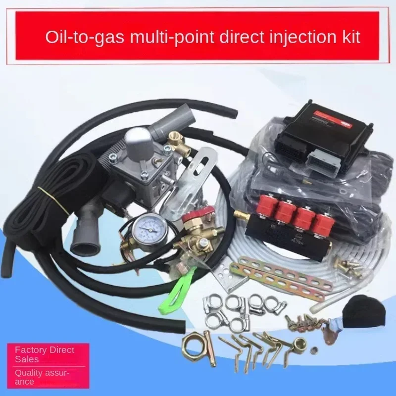 Hot sales Car Oil Gas Modified Natural Gas 150 Modified Multi-Point Direct Injection Kit 1.0 System Gas Full Set Accessories