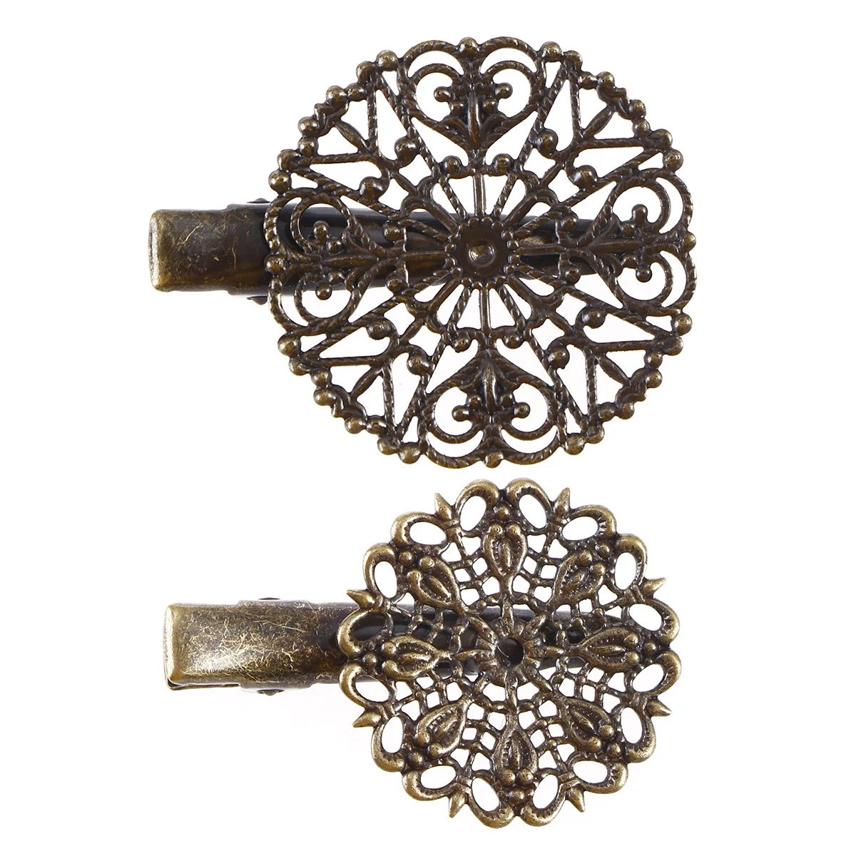 

12pcs Durable Women Alloy Vintage Barrettes Hair Clips Hair Clips Accessories Retro Hairpins For Styling