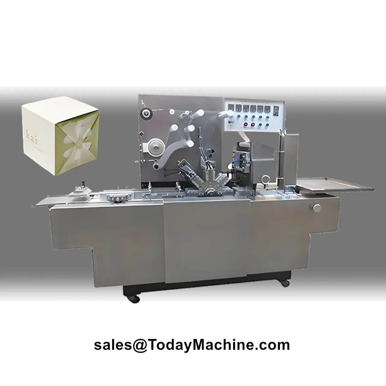 Three-Dimensional Transparent Film BBop Soap Box Perfume Box Wrapping Machine