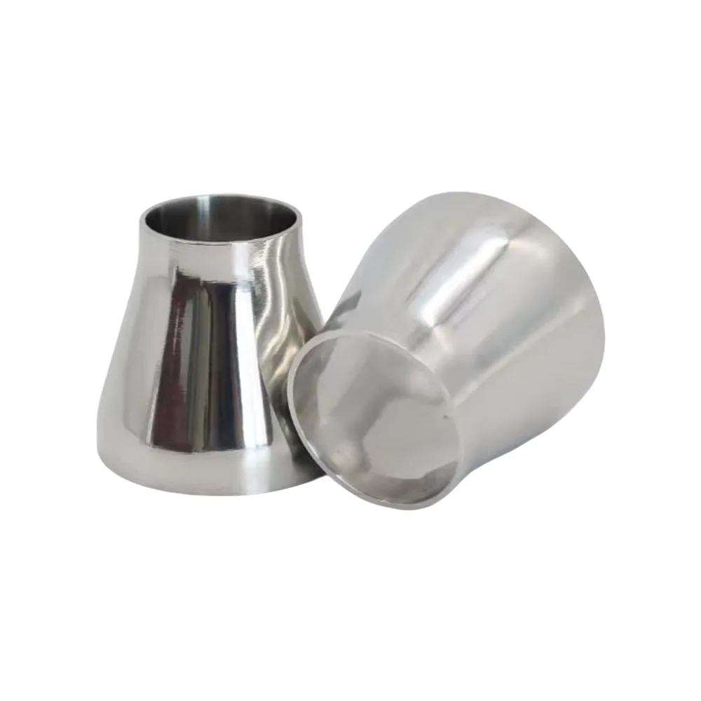 Welded Sanitary Fittings 304/316L Stainless Steel Concentric Reducer OD 19-102mm Homebrew Beer Brewing Pipe Fitting