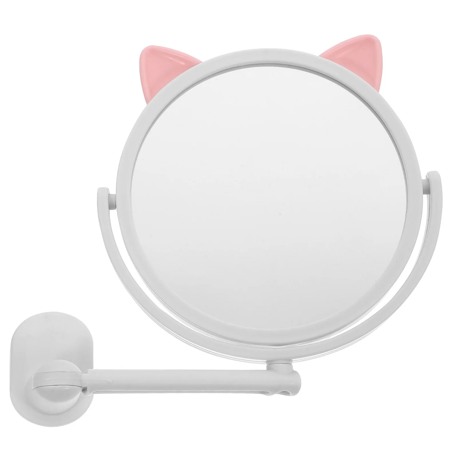 벽걸이 거울 무타공 조절 가능 접이식 360도 회전 고화질 김서림 방지 화장 거울 가정용