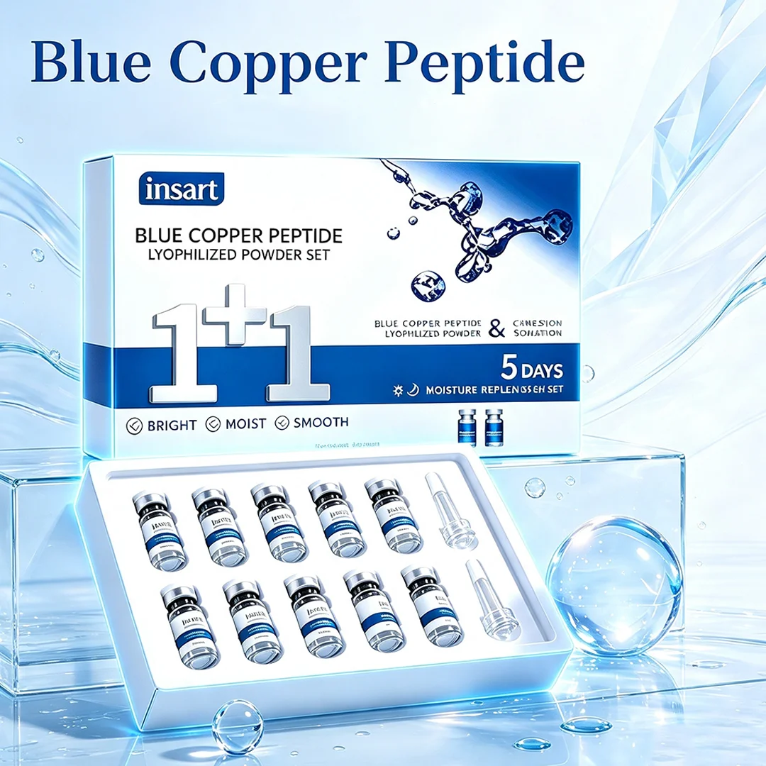 Luxury Skincare Brands - GHK-Cu Serum Blue Copper Gefreeze-drogen Poeder