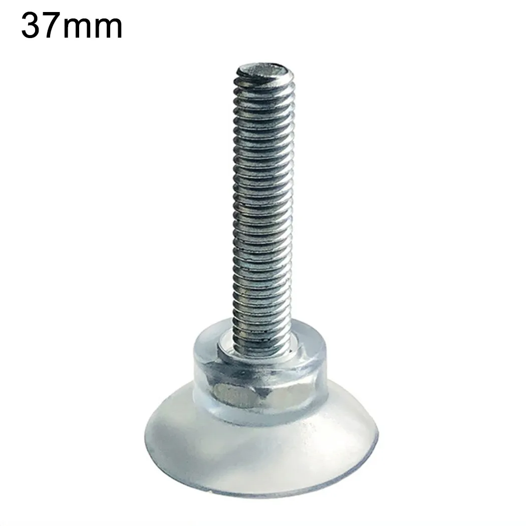 M8 Thumb Screw Suction Cup Kit with Nut for Mounting Accessories on Clean Flat Surfaces Like Glass Mirrors and Polished Tiles