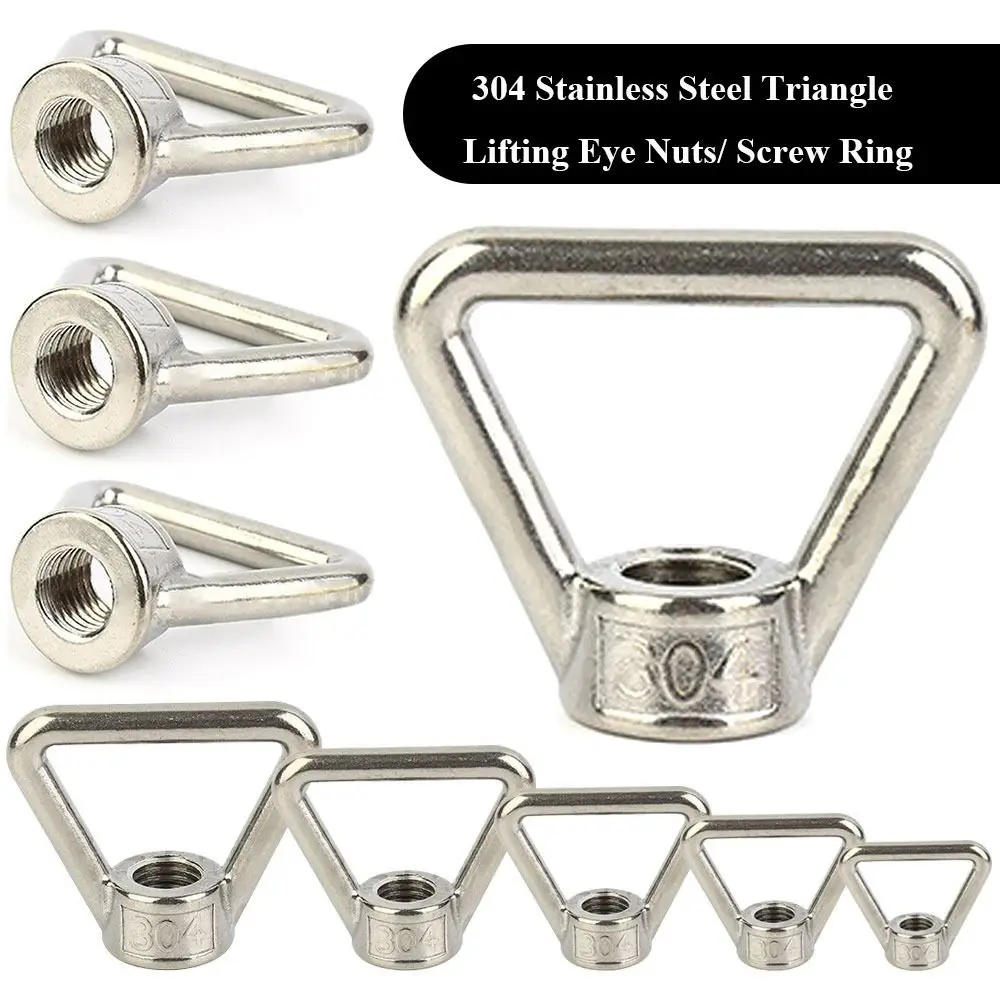 M14 M16 M20 Screws Hooking Nut M8 M10 M12 Screw Ring Eyebolt Ring Triangle Nuts Lifting Eye Nuts